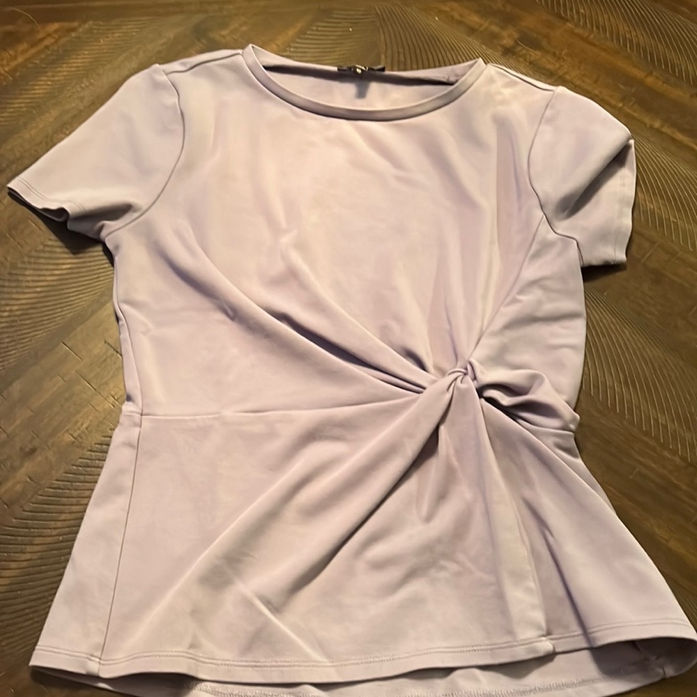 Express periwinkle peplum top - size xs